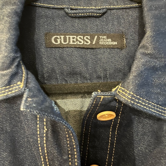 GUESS Denim Shacket - Picture 4 of 5